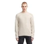 3D Biker Ribbed Knit Pullover - Multi color - Men L