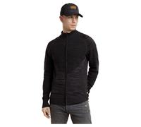 G-Star Men's 3D Biker Zip Through Knitted Sweater, Multicolour (dk black/asfalt D25070-C259-7242), XL