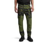 G-Star Men's 3D Regular Tapered Cargo Pants 2.0, Multicolor (shadow olive 2L tiger camo D24308-D386-G393), 33W / 34L