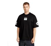 G-Star Men's Barcode Boxy T-Shirt, Black (dk black D25977-D959-6484), L