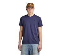 G-Star Men's Base-S V-Neck T-Shirt, Blue (sartho blue D16412-336-6067), S