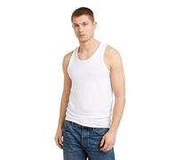 G-STAR Men's Base Tank Top 2-Pack, White (white D25476-3310-110), L