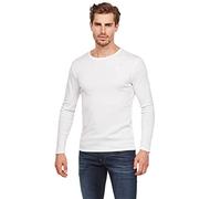 G-STAR Men's Basic Round Neck Long Sleeve T-Shirt, White (White D07204-124-110), M