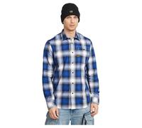 G-Star Men's Bristum 2.0 Slim Shirt , Multicolour (deep blue tyler check D23553-D122-H041), S