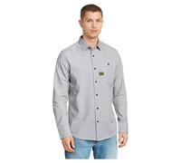 G-Star Men's Bristum 2.0 Slim Shirt , Multicolour (mayfly/white stripe D23553-D912-H040), L