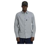 G-Star Men's Bristum 2.0 Slim Shirt , Multicolour (white/bolt grey stripe D23553-D912-H039), L
