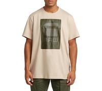 G-Star Men's Burger Box Rain Loose T-Shirt, Beige (dk brick D26478-C336-1214), XS