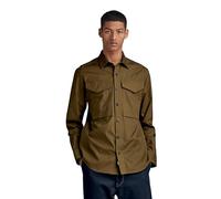 G-Star Men's Cargo Regular Shirt, Green (dark olive D22971-D384-C744), XS