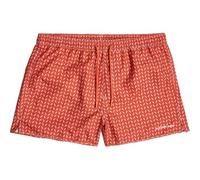 G-Star Men's Carnic 2.0 Allover Swimshorts, Multicolour (lt antic red chevron D24482-C331-H373), XS