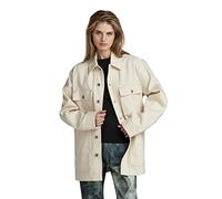 G-Star Men's Chore Unisex Workwear Jacket Evergreen, Beige (ecru D23019-D300-159), L