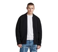G-Star Men's Chunky zip cardigan knit, Black (dk black D23533-D170-6484), L