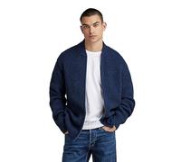G Star Raw Mens G-Star RAW Chunky Zip Cardigan Knit - Navy Wool (archived) - Size Medium