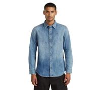 G-star Clean Slim Fit Long Sleeve Shirt Blue 2XL Men