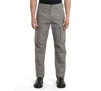G-Star Men's Core Regular Cargo Pants, Multicoloured (Gs Grey/Milk Dobby D24309-d921-h061), 32 W/36 L