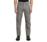 G-STAR Men's Core Regular Cargo Pants, Multicoloured (Gs Grey/Milk Dobby D24309-d921-h061), 35 W/30 L