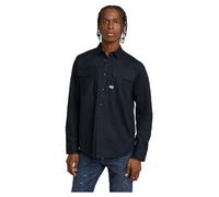 G-Star Men's CPO Regular Shirt , Blue (salute D23583-D913-C742), L