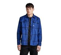 G-star Cpo Regular Fit Long Sleeve Shirt Blue XL Man