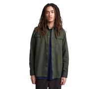 G-Star Men's CPO Regular Shirt , Multicolour (galaxy fisher/tobacco oxford D23583-C895-G099), XXL