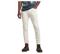 G-Star Men's D-Staq 3D Slim Jeans, White (white gd D05385-C258-G006), 38W / 36L