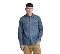 G-Star Men's Dakota Regular Shirt, Blue (faded seasalt D23006-D539-G337), XL