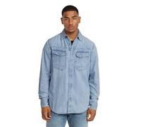 G-STAR Men's Dakota Slim Shirt , Blue (sun faded blue mist D23616-D252-G342), S