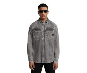 G-Star Men's Dakota Slim Shirt, Sun Faded Graphite Grey D23616-d540-h162, L