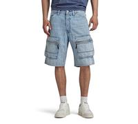 G-Star Men's Denim Cargo Loose Shorts, Blue (sun faded cloudburst D24442-D536-G339), 29