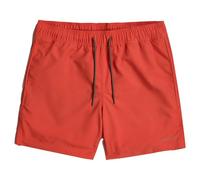 Dirik Solid Swim Shorts - Red - Men XL