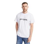G-Star Men's Dot Script Loose T-Shirt, White (white D25689-C336-110), S