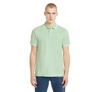 G-STAR Men's Dunda Slim Stripe Polo Shirt, Birds Egg Green D17127-5864-g992, XS