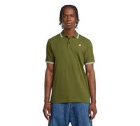 Dunda Slim Stripe Polo - Green - Men XS