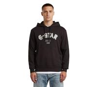 G-STAR Men's Embro Logo HB Hoodie Sweater, BLACK (dk black D27100-D257-6484), XL