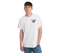 G-Star Men's Engine Back Graphic Loose T-Shirt, White (white D24690-C336-110), L