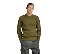 G-Star Men's Engineered r knit, Green (dark olive D23979-D465-C744), XL