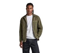 G-Star Men's Fabric Mix Overshirt, Green (shadow olive D22935-A790-B230), M