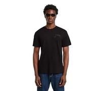 G-STAR Men's G-Script T-Shirt, Black (dk black D26823-D976-6484), XS