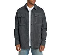 G-Star Men's GPO Overshirt, Multicolour (rinsed pinstripe D25388-D911-H172), XS