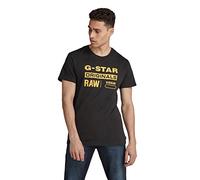 G-STAR Men's Graphic 8 T-Shirt, Black (dk black D14143-336-6484), S