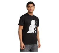 G-Star Men's Hair Illustration T-Shirt, Black (dk black D25678-C336-6484), XXL