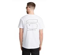 G-Star Men's Handwriting Back Print T-Shirt, White (white D25693-336-110), M
