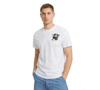 G-star Headphones Back Short Sleeve T-shirt White L Man