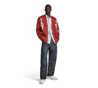 G-Star Men's Holiday 89 GS Loose Knitted Cardigan , Red (burned red D24226-D514-624), M