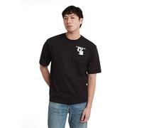 G-Star Men's Industry Back Graphic Boxy T-Shirt, Black (dk black D24691-C784-6484), M