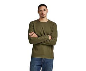 G-Star Men's Jirgi tweeter slim ls, Green (dark olive D23475-D271-C744), XL
