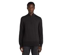 G-STAR Men's Knit Sweater With Henley Collar - Premium Core Half Zip Knit
