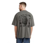 G-Star Men's Knolling Back Graphic Boxy T-Shirt, Grey (gs grey D25154-C336-1260), XL