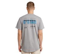 G-STAR Men's Lash Back Gr R T T-Shirt, Grey Alloy D26043-c372-g276, XXL