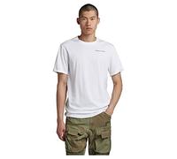 G-Star Men's Lash Back Text T-Shirt, White (white D22815-336-110), L