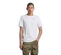G-Star Men's Lash Back Text T-Shirt, White (white D22815-336-110), XS