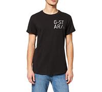 G-Star Men's Lash Small Graphic T-Shirt, Black (dk black D20724-336-6484), XS